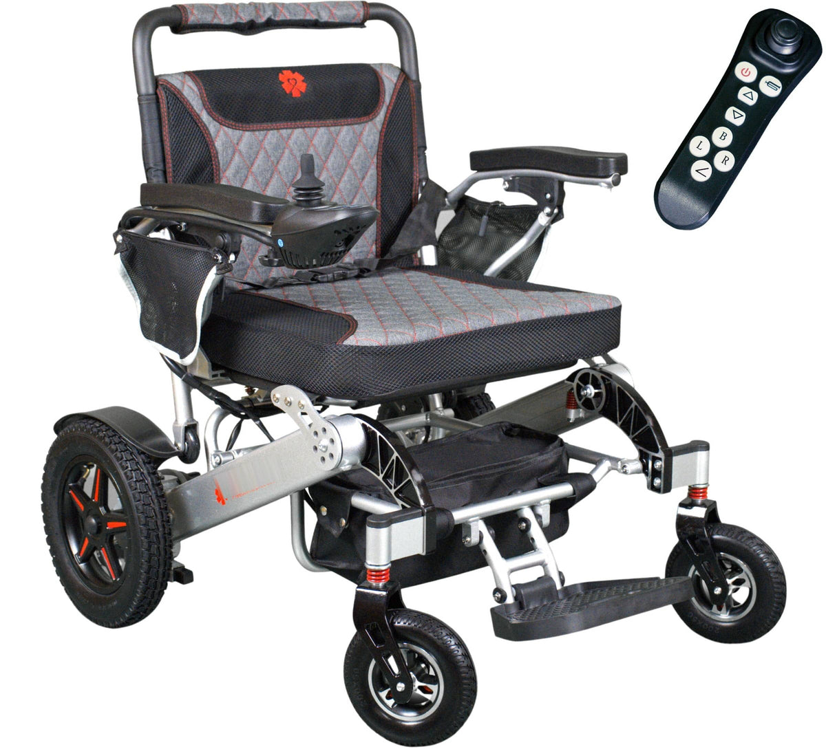 Fold & Travel Mobility Electric Wheelchair Mammoth Ergonomic All Terrain Compact Electric Wheelchair