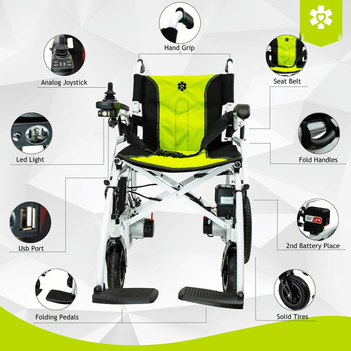 Fold & Travel Mobility Electric Wheelchair Phoenix