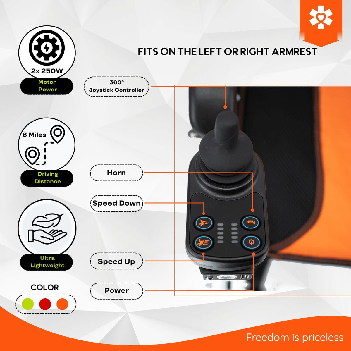 Fold & Travel Mobility Electric Wheelchair Phoenix