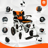 Fold & Travel Mobility Electric Wheelchair Phoenix