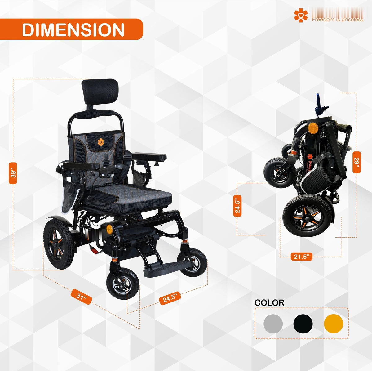 Fold & Travel Mobility Electric Wheelchair Refurbished Thunderbolt