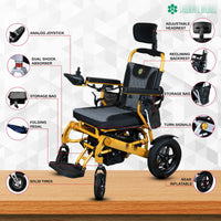 Fold & Travel Mobility Electric Wheelchair Refurbished Thunderbolt