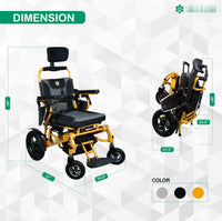 Fold & Travel Mobility Electric Wheelchair Refurbished Thunderbolt