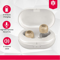 Fold & Travel Mobility Assisted Living Devices Rechargeable Over the Counter Hearing Amplifier