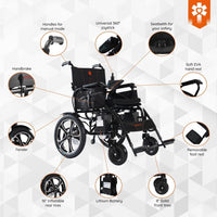 Fold & Travel Mobility Electric Wheelchair Hercules Lite