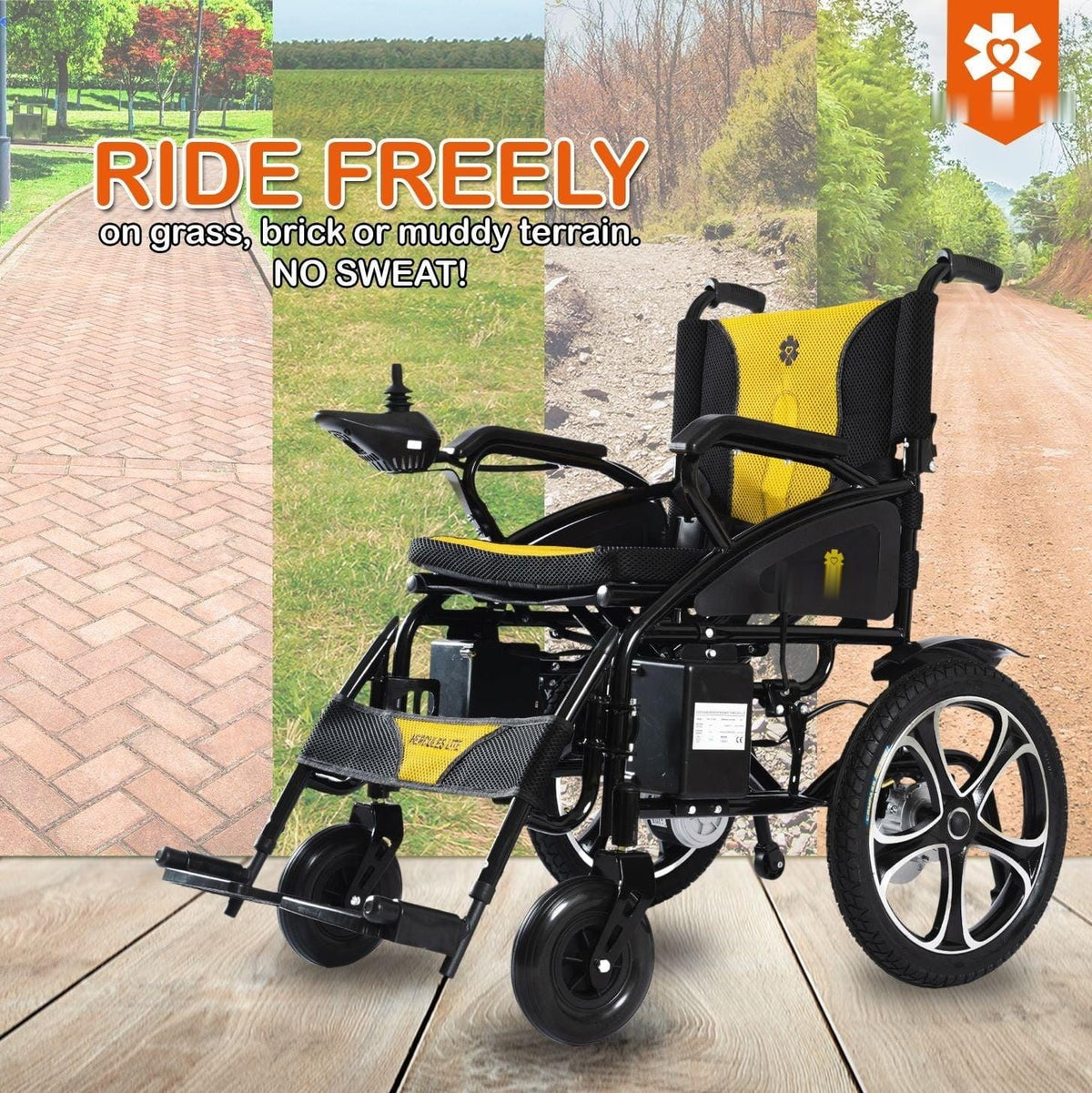 Fold & Travel Mobility Electric Wheelchair Hercules Lite