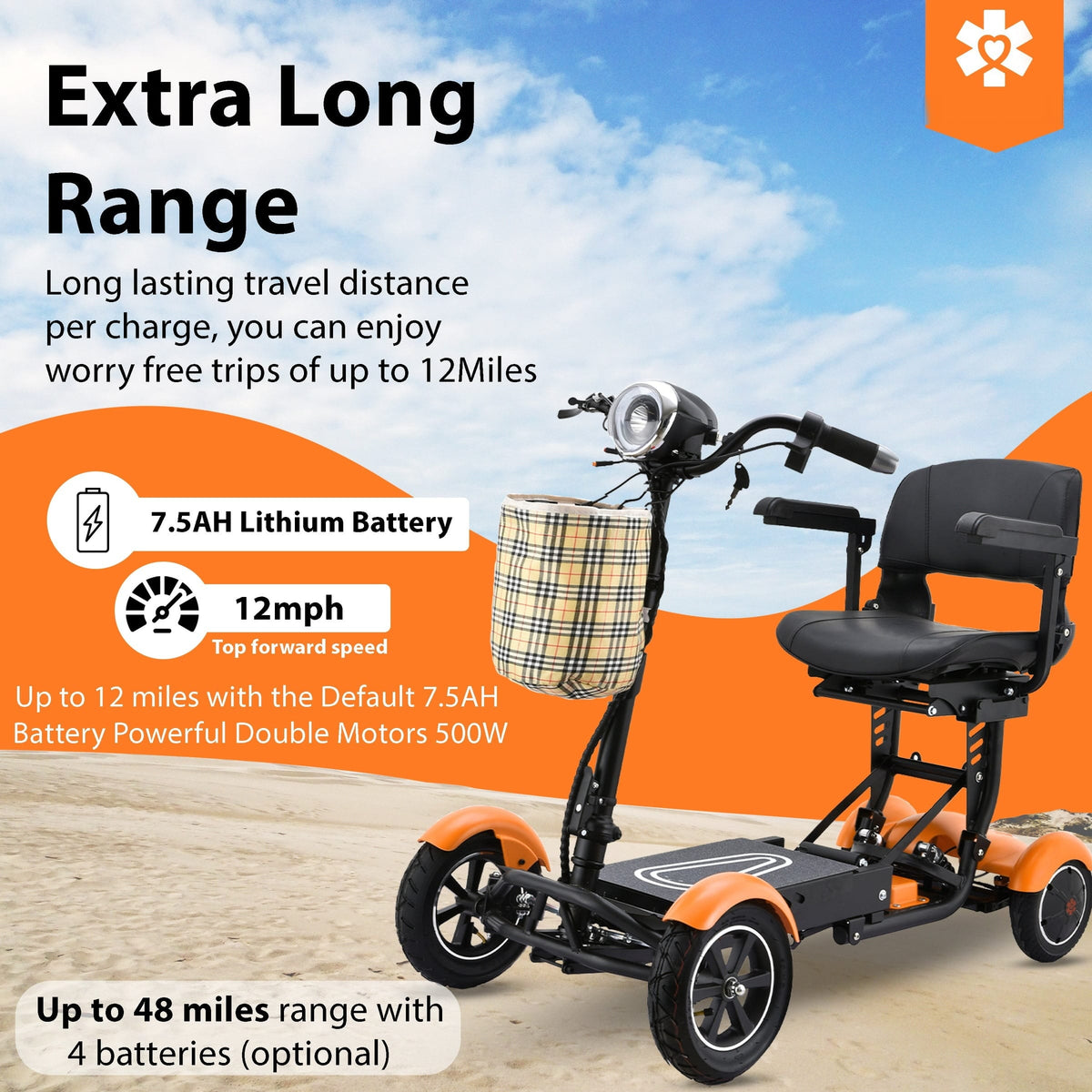 Fold & Travel Mobility Mobility Scooter Dragon Mobile EX