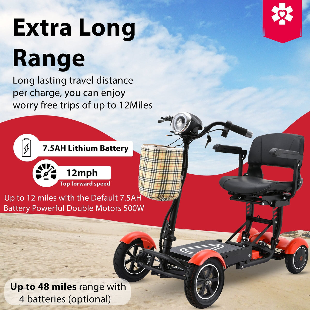 Fold & Travel Mobility Mobility Scooter Dragon Mobile EX