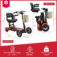 Fold & Travel Mobility Mobility Scooter Dragon Mobile EX