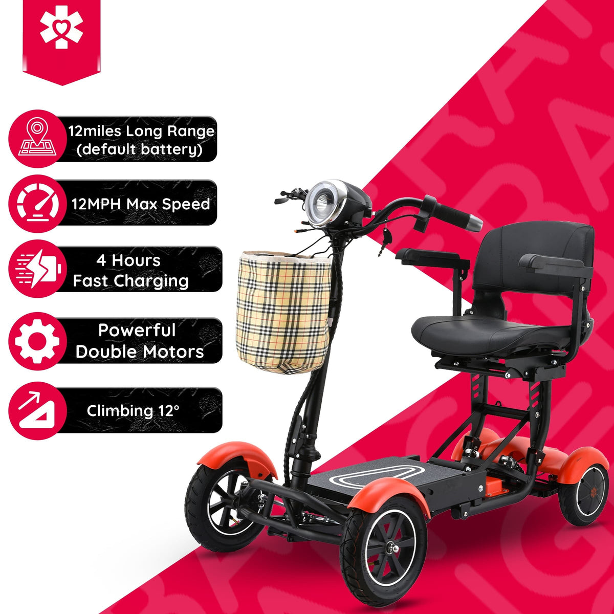 Fold & Travel Mobility Mobility Scooter Dragon Mobile EX