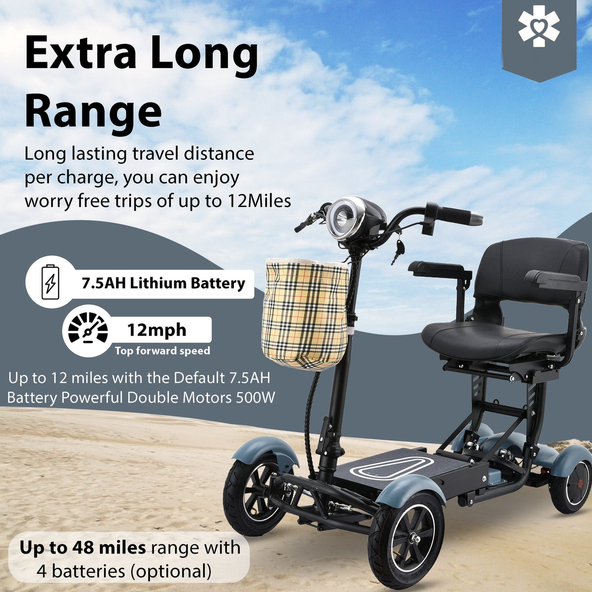 Fold & Travel Mobility Mobility Scooter Dragon Mobile EX