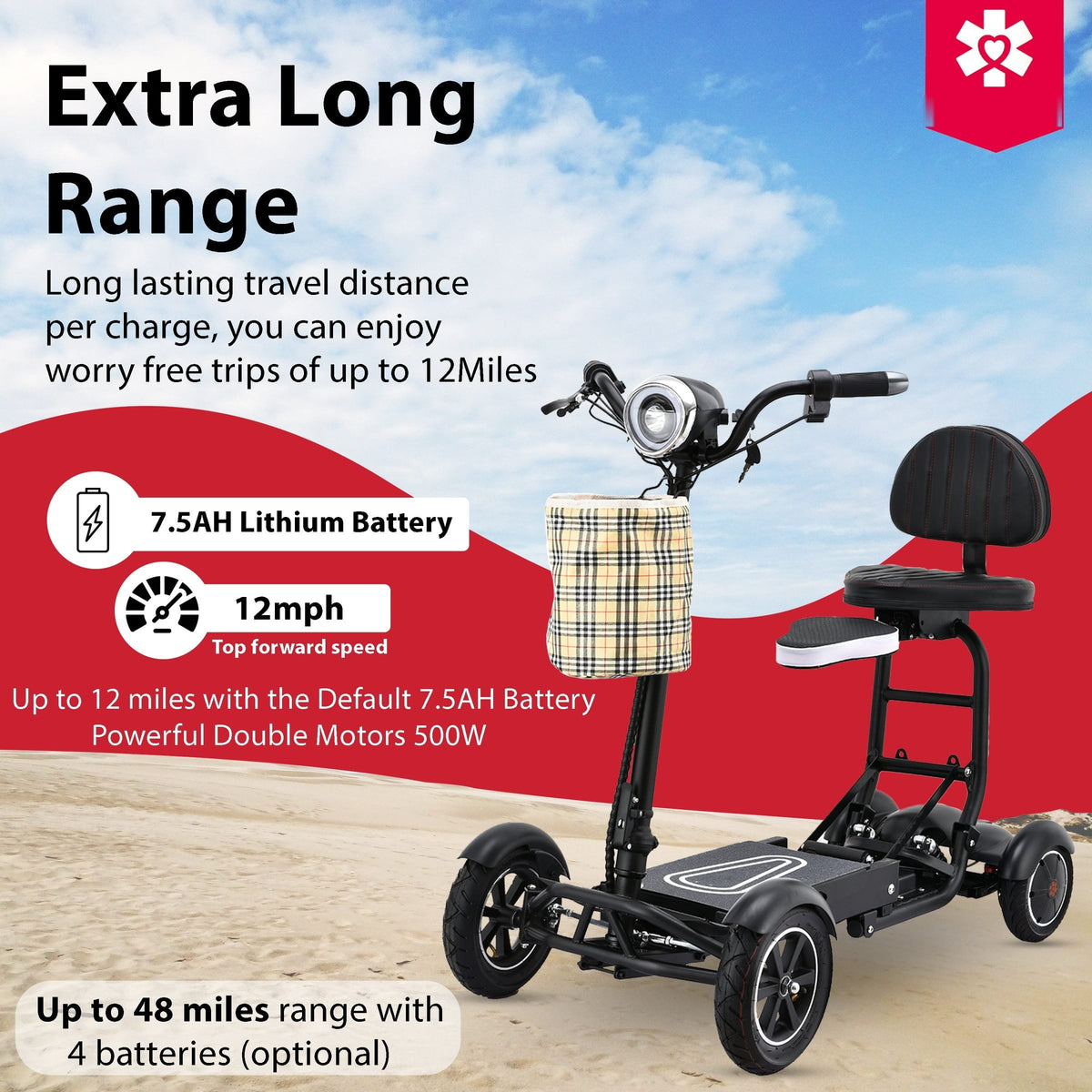 Fold & Travel Mobility Mobility Scooter Dragon Mobile