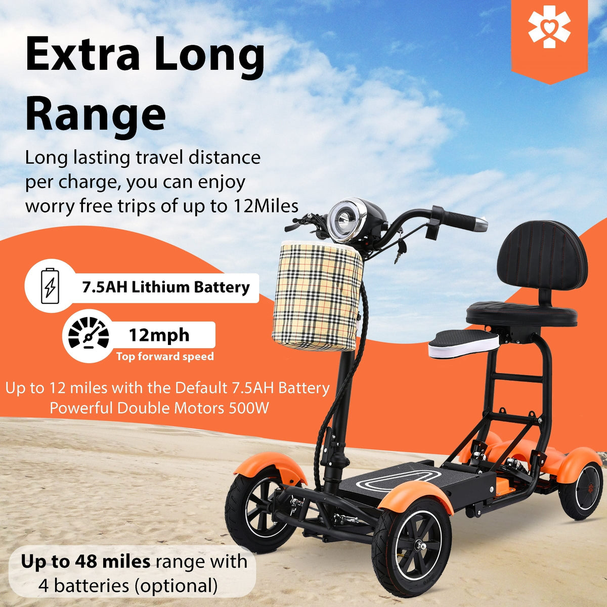 Fold & Travel Mobility Mobility Scooter Dragon Mobile