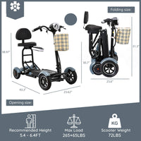 Fold & Travel Mobility Mobility Scooter Dragon Mobile