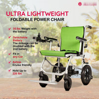 Fold & Travel Mobility Electric Wheelchair Lite Wanderer