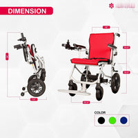 Fold & Travel Mobility Electric Wheelchair Lite Wanderer