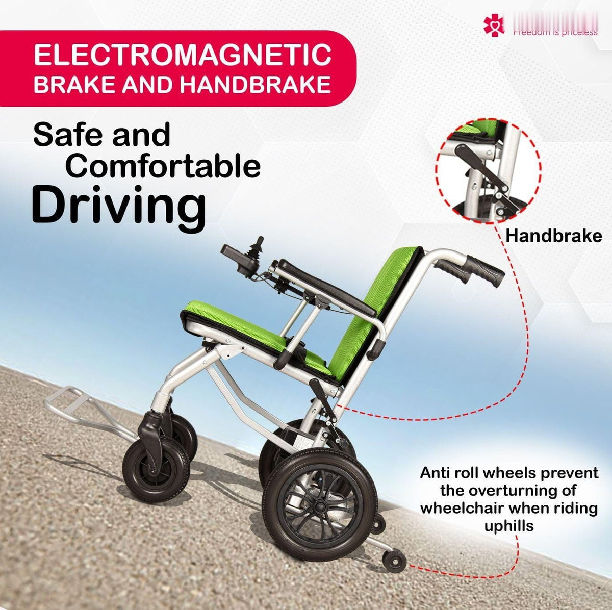 Fold & Travel Mobility Electric Wheelchair Lite Wanderer