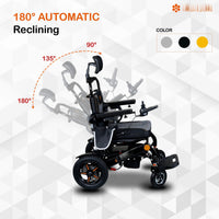 Fold & Travel Mobility Electric Wheelchair Thunderbolt Auto Recline