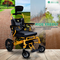 Fold & Travel Mobility Electric Wheelchair Thunderbolt Auto Recline