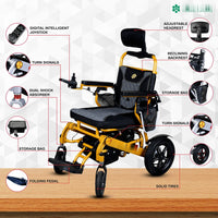 Fold & Travel Mobility Electric Wheelchair Thunderbolt Auto Recline