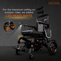 Fold & Travel Mobility Electric Wheelchair Thunderbolt Auto Recline