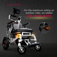 Fold & Travel Mobility Electric Wheelchair Thunderbolt Auto Recline