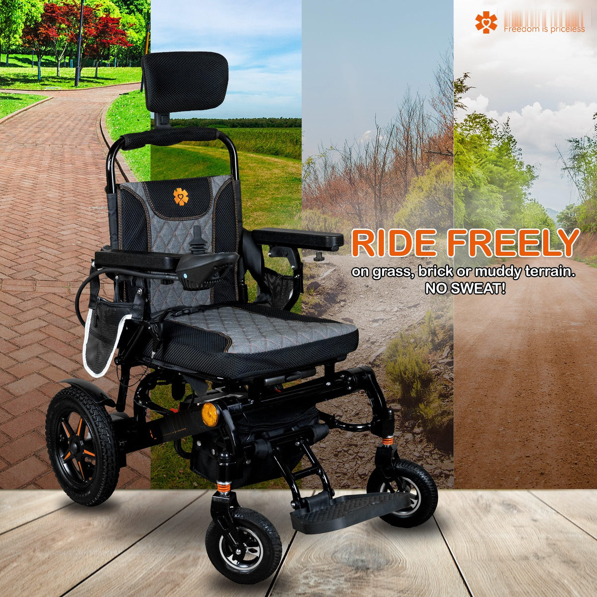 Fold & Travel Mobility Electric Wheelchair Thunderbolt