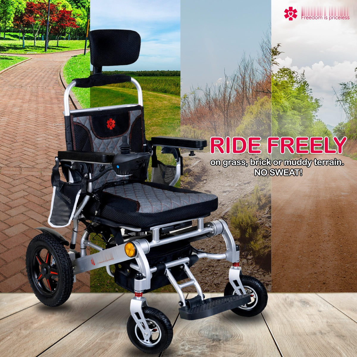 Fold & Travel Mobility Electric Wheelchair Thunderbolt