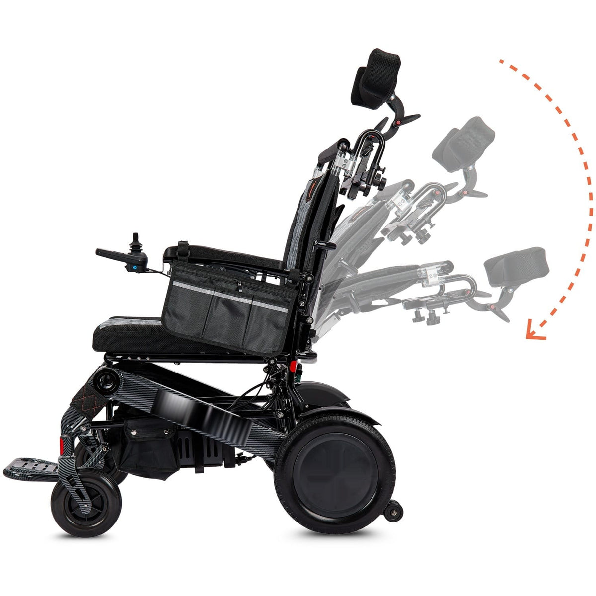 Fold & Travel Mobility Electric Wheelchair Mammoth EX Auto Recline