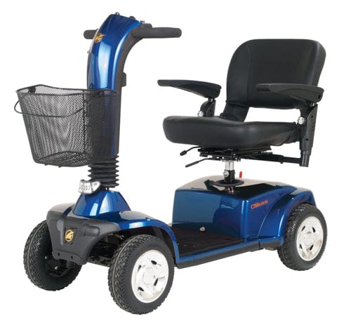 Complete Medical Mobility Products CompanionTM II 4-Wheel Elec Scooter Arctic Blue Full-Size