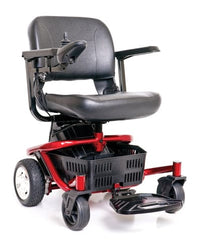 Complete Medical Wheelchairs & Accessories LiteRider PTC Power WC Red Rear Wheel Drive