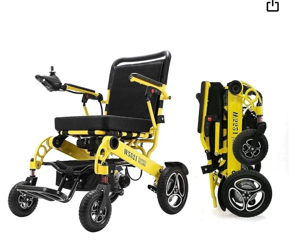 Lightweight Foldable Electric Wheelchair Compact Powerful