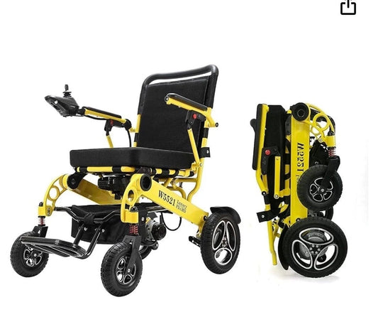 Lightweight Foldable Electric Wheelchair Compact Powerful