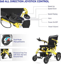 Lightweight Foldable Electric Wheelchair Compact Powerful