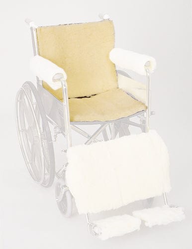 Complete Medical Wheelchairs & Accessories Synthetic Sheepskin Wheelchair Seat & Backrest Pads