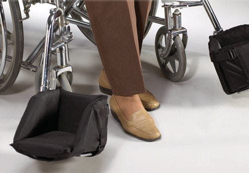 Complete Medical Wheelchairs & Accessories Swing-Away Foot Support Pair (Left & Right) Fits 16-18" WC