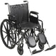 Complete Medical Wheelchairs & Accessories Silver Sport 2 Wheelchair Detachable Full Arms SF