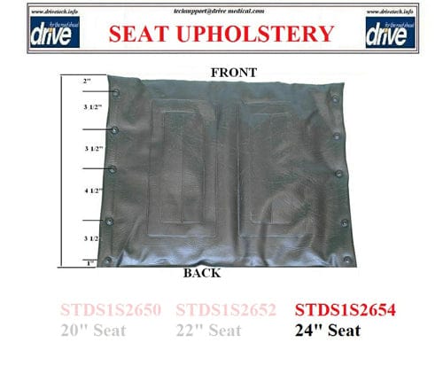 Complete Medical Wheelchairs & Accessories Seat Upholstery only 20959C 24"