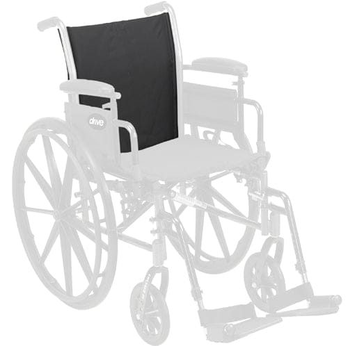 Complete Medical Wheelchairs & Accessories Back Upholstery 18" for Cruiser3, Black 1/each