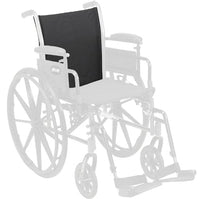 Complete Medical Wheelchairs & Accessories Back Upholstery 18" for Cruiser3, Black 1/each