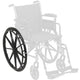 Complete Medical Wheelchairs & Accessories Wheel Assembly for Cruiser III Rear (each)