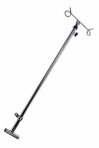 Complete Medical Wheelchairs & Accessories IV Pole for Wheelchair, Telescoping