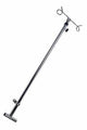Complete Medical Wheelchairs & Accessories IV Pole for Wheelchair, Telescoping