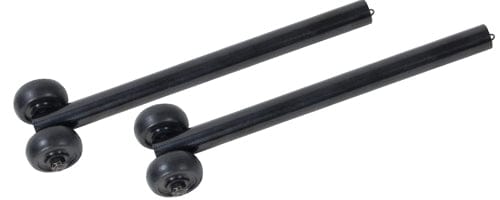 Complete Medical Wheelchairs & Accessories Anti-Tippers(pr) W/ Wheels for Drive Silver Sport 1 & 2 Black