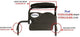 Complete Medical Wheelchairs & Accessories Universal WC Desk Arm Pad Vinyl 1/ea