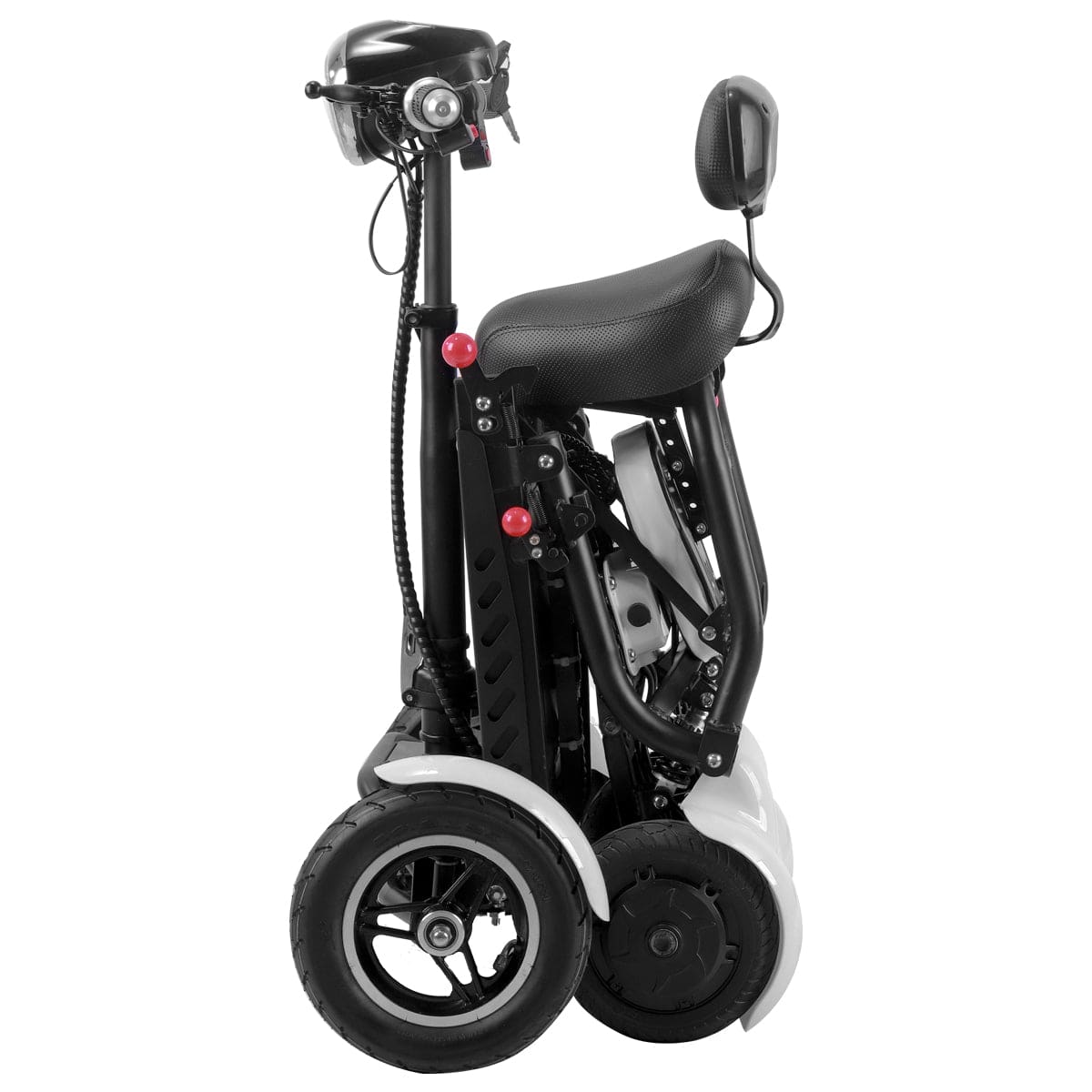 Fold & Travel Mobility Mobility Scooter Mobility Scooter Cruiser City Hopper 4 Wheel Electric Scooter Medical Mobility Aid ( WHITE )