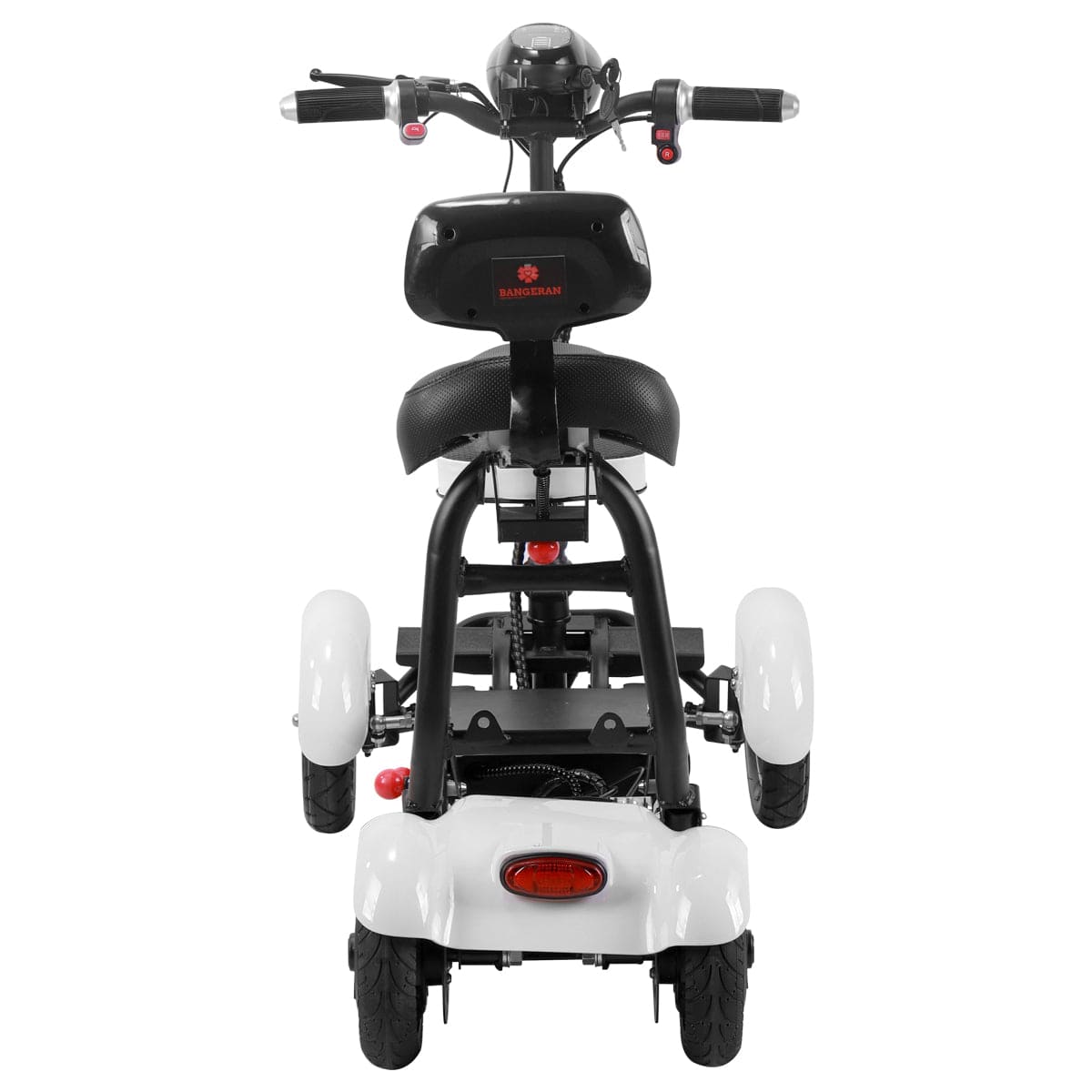 Fold & Travel Mobility Mobility Scooter Mobility Scooter Cruiser City Hopper 4 Wheel Electric Scooter Medical Mobility Aid ( WHITE )