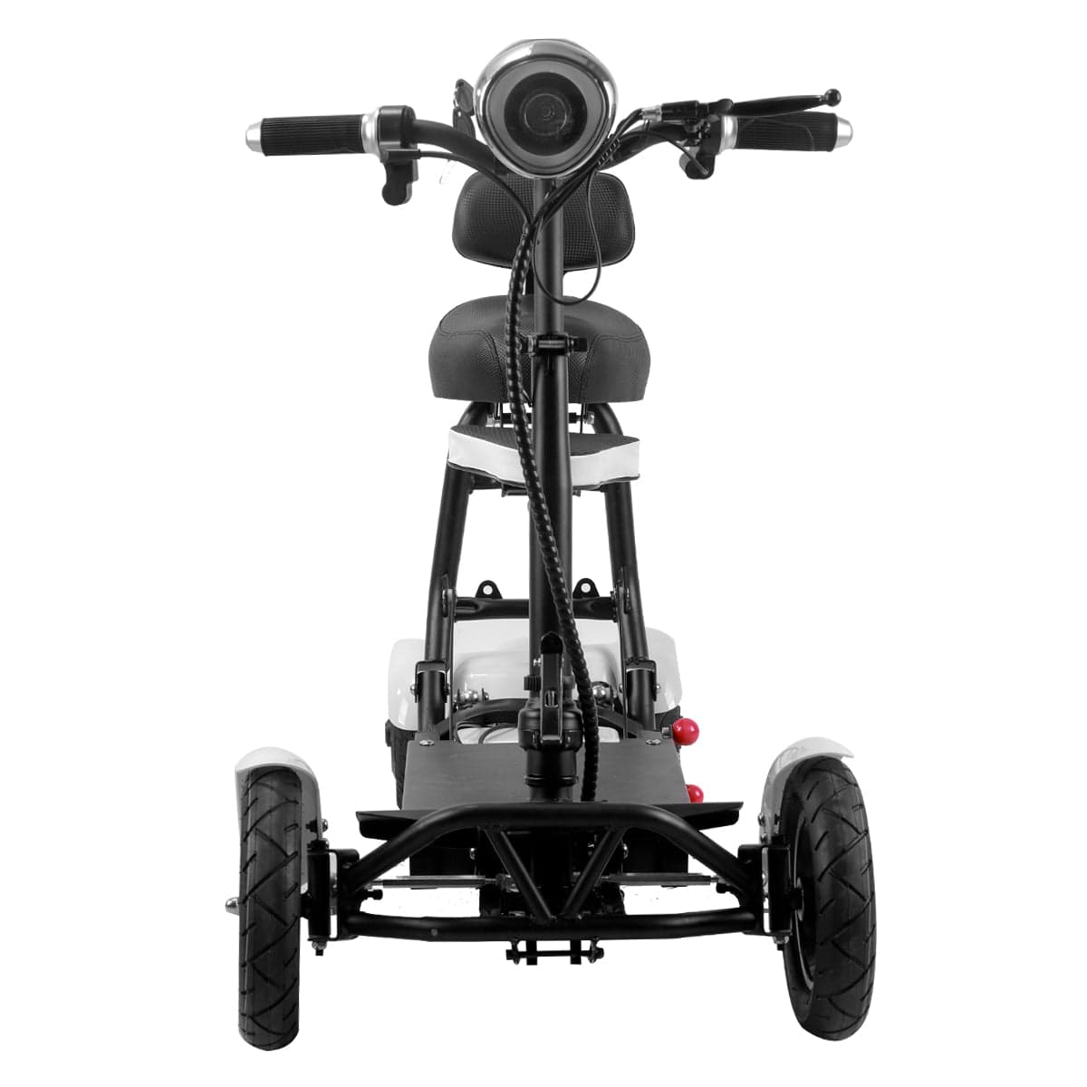 Fold & Travel Mobility Mobility Scooter Mobility Scooter Cruiser City Hopper 4 Wheel Electric Scooter Medical Mobility Aid ( WHITE )