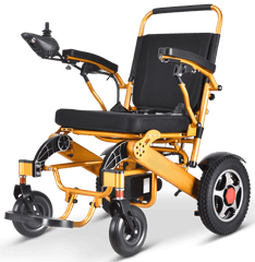 Electric Wheelchair with Remote Control Transport Folding Air Travel Power Wheelchair 19" Wide Seat