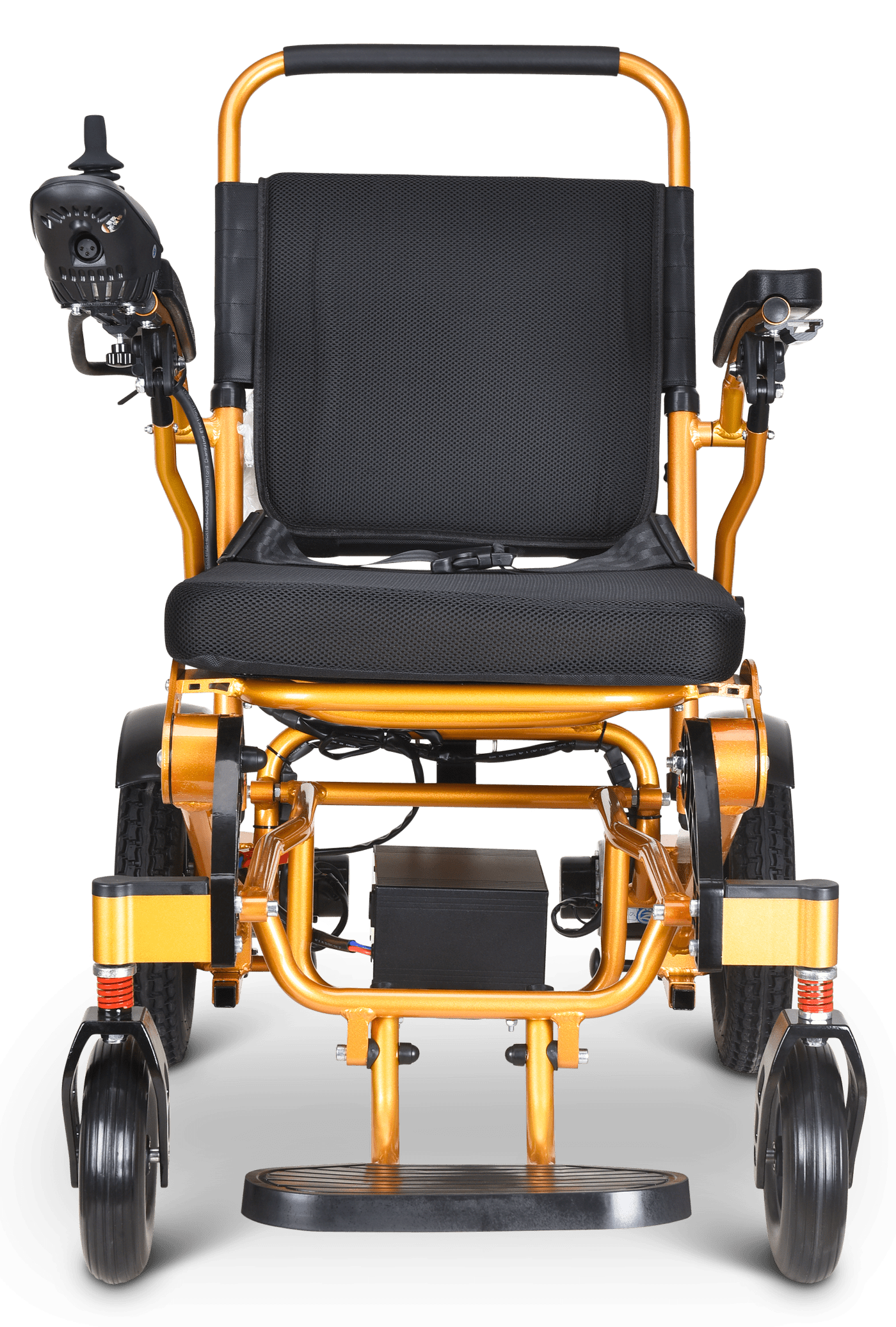 Fold and Travel Electric Wheelchair Electric Wheelchair with Remote Control Transport Folding Air Travel Power Wheelchair 19" Wide Seat